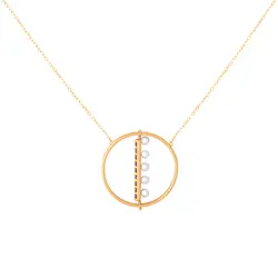 گردنبند طلا آوان متحرک | فروشگاه طلا و جواهر درگونه