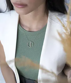 گردنبند طلا آوان متحرک | فروشگاه طلا و جواهر درگونه