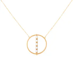 گردنبند طلا آوان متحرک | فروشگاه طلا و جواهر درگونه