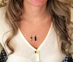 گردنبند طلا آیدل | فروشگاه طلا و جواهر درگونه