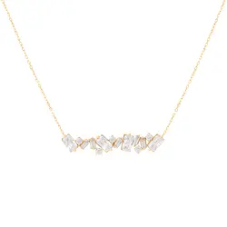 گردنبند طلا باگت سپیدار | فروشگاه طلا و جواهر درگونه