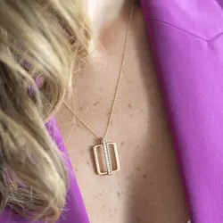 گردنبند طلا پئونی | فروشگاه طلا و جواهر درگونه