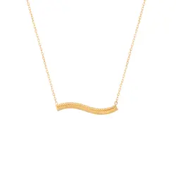 گردنبند طلا تیغ ماهی | فروشگاه طلا و جواهر درگونه