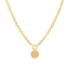 گردنبند طلا رولو پهن | فروشگاه طلا و جواهر درگونه