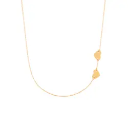 گردنبند طلا زنجیر و قلب | فروشگاه طلا و جواهر درگونه