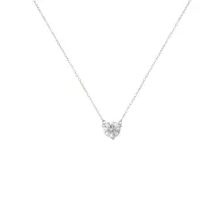 گردنبند طلا سفید فلاور | فروشگاه طلا و جواهر درگونه