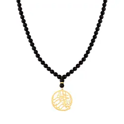 گردنبند طلا سنگی خدا | فروشگاه طلا و جواهر درگونه