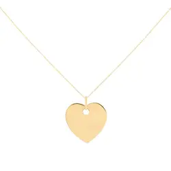گردنبند طلا قلب با حلقه چه | فروشگاه طلا و جواهر درگونه