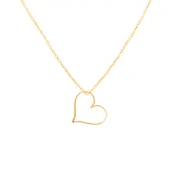 گردنبند طلا قلب | فروشگاه طلا و جواهر درگونه