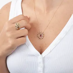 گردنبند طلا کوپیدو ونوس | فروشگاه طلا و جواهر درگونه