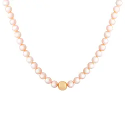 گردنبند طلا مروارید مانا | فروشگاه طلا و جواهر درگونه