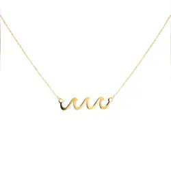 گردنبند طلا موج | فروشگاه طلا و جواهر درگونه