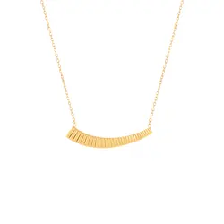 گردنبند طلا منخنی صدف | فروشگاه طلا و جواهر درگونه