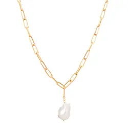 گردنبند طلا و مروارید | فروشگاه طلا و جواهر درگونه