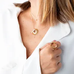 گردنبند طلا ویولت | فروشگاه طلا و جواهر درگونه