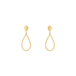 گوشواره طلا آویز ژیکان | فروشگاه طلا و جواهر درگونه