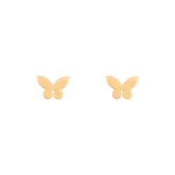 گوشواره طلا پروانه | فروشگاه طلا و جواهر درگونه