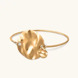 دستبند طلا دایره موج | فروشگاه طلا و جواهر درگونه