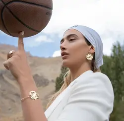 دستبند طلا دایره موج | فروشگاه طلا و جواهر درگونه