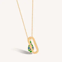 گردنبند طلا پرنده پارسی | فروشگاه طلا و جواهر درگونه