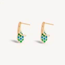 گوشواره طلا پرنده پارسی | فروشگاه طلا و جواهر درگونه