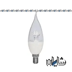 لامپ LED شمعی 7 وات اشکی شفاف نورلند