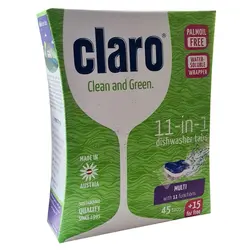 قرص ماشین ظرفشویی کلارو مدل A11 بسته 60 عددیClaro