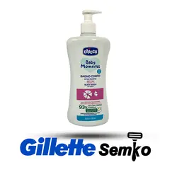 شامپو بدن کودک چیکو مدل Relax حاوی عصاره گل ختمی و گلیسیرین گیاهی 500 میل