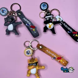 جاکلیدی سیلیکونی حیوانات