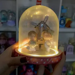 تراریوم شیشه ای چراغدار بادگیر