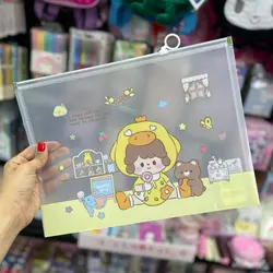 پوشه زیپدار دختر کرومی A4