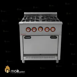 اجاق گاز 4 شعله فر دار شعله ایتالیایی
