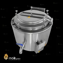 دیگ دوجداره پخت برنج - تجهیزات آشپزخانه صنعتی روماک گالری romakgaleri