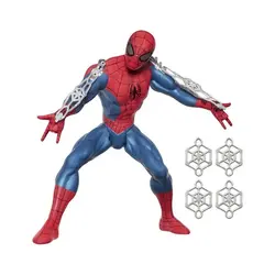 اکشن فیگور اسپایدرمن (مرد عنکبوتی) پرتابگر تار شلیک سریع سخنگو   Spider-Man Rapid-Fire Web-Blast Action Figure