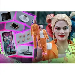 اکشن فیگور هارلی کویین جوخه انتحار ورژن زندانی برند هات تویز 30 سانتی متر Hot Toys DC Comics Harley Quinn (Prisoner Version) 1/6 Sixth Scale Suicide Squad Movie Masterpiece Figure