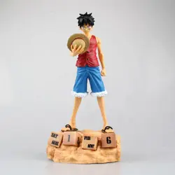 اکشن فیگور و تقویم ابدی شخصیت لوفی از انیمه وان پیس one piece luffy eternal calender