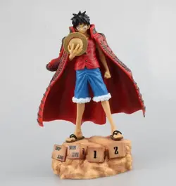 اکشن فیگور و تقویم ابدی شخصیت لوفی از انیمه وان پیس one piece luffy eternal calender