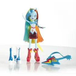 پونی رینبودش انسانی رینبوراکس همراه گیتار My Little Pony Equestria Girls Rainbow Dash Doll with Guitar