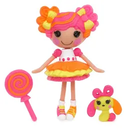 عروسک لالالوپسی مینی مدل شیرینی آب نبات روبانی Lalaloopsy Mini Doll- Sweetie Candy Ribbon