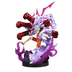 اکشن فیگور مانکی دی  لوفی دنده 5 انیمه وان پیس 5 مشت One Piece Monkey D. Luffy gear 5 Action Figure