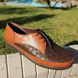 کفش طبی زنانه چرم معراج کد435