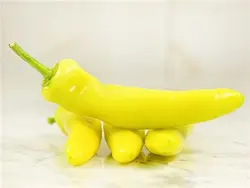 بذر فلفل قلمی موزی  بسته 10 عددی  Banana Pepper Seeds  Capsicum annuum 'Yellow Wax Pepper' Seeds