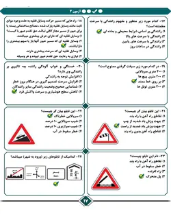 خرید جزوه نمونه سوالات آیین نامه رانندگی 1401 (تمامی آزمون ها - به شرط قبولی) - کوپرینت - مرکز تخصصی پرینت آنلاین