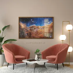 عکس و تابلوی صخره های کیهانی در سحابی کارینا (Cosmic Cliffs in the Carina Nebula) - کوپرینت - مرکز تخصصی پرینت آنلاین