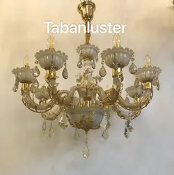 بلوری برنزی برگ درختی باگل سرامیکی قیمت هرشاخه=