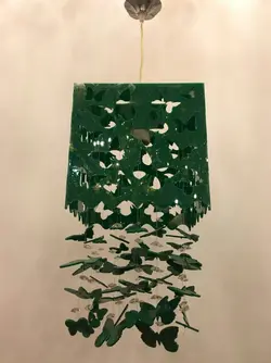 آویز تک شعله طرح پروانه