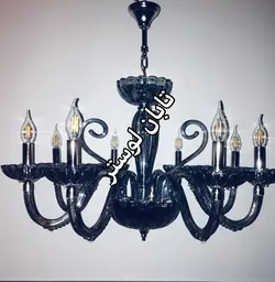 بلوری شاخه اس آبی نفتی با شاخک عصایی قیمت هرشاخه =