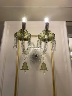 دیواری باکارات به رنگ سبز