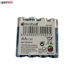 باتری قلمی موربیت بسته 4 عددی