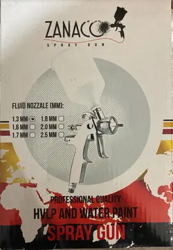 پیستوله حرفه ای زاناکو مدل Jet-4000 | استاد رنگ فروشگاه تخصصی ابزارآلات رنگ آمیزی